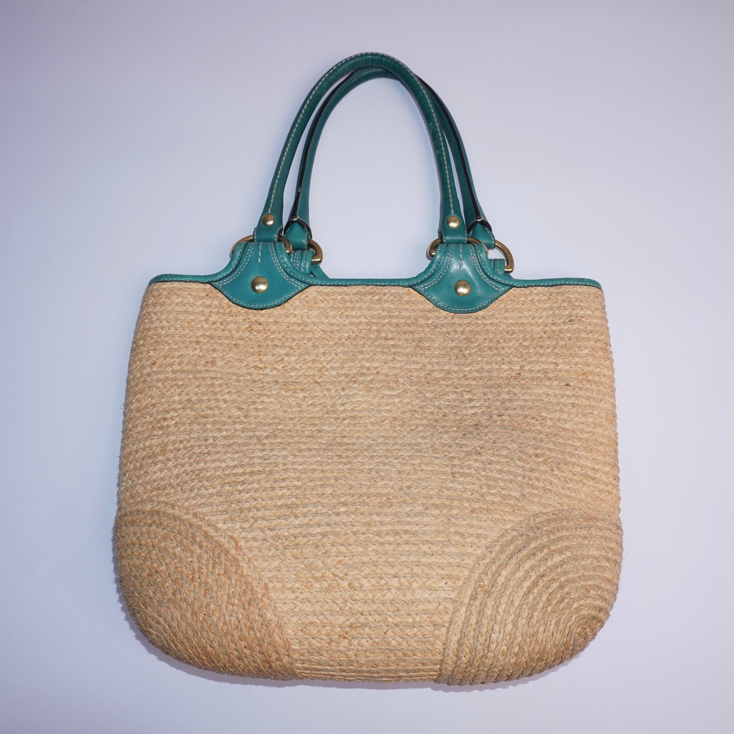 Coach Rattan Tote