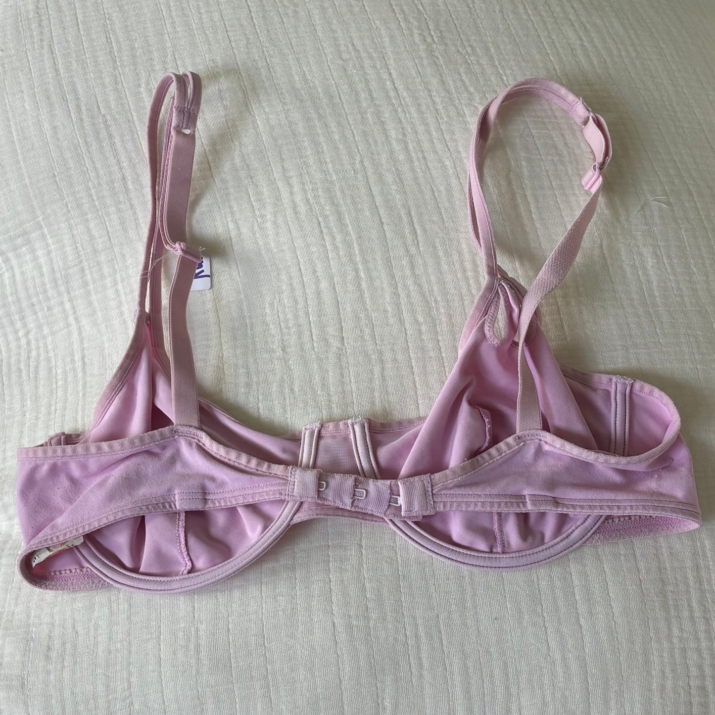 Pink Rosette Bra (80B)