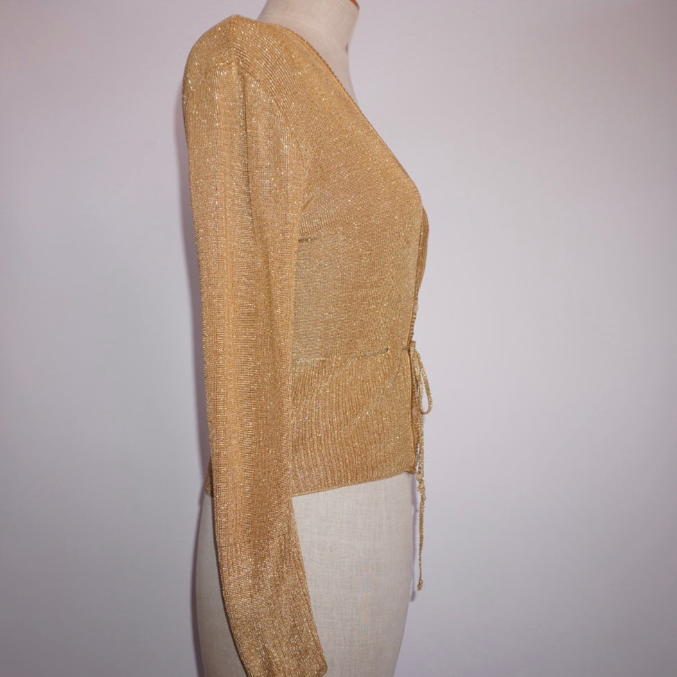 Glitter Tie Cardigan (M)