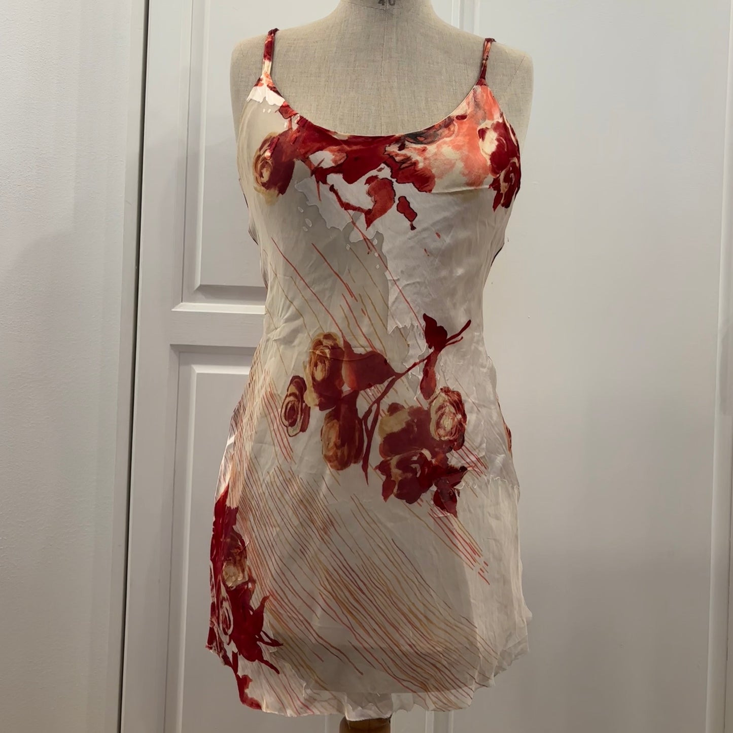 Floral Silky Dress (S)