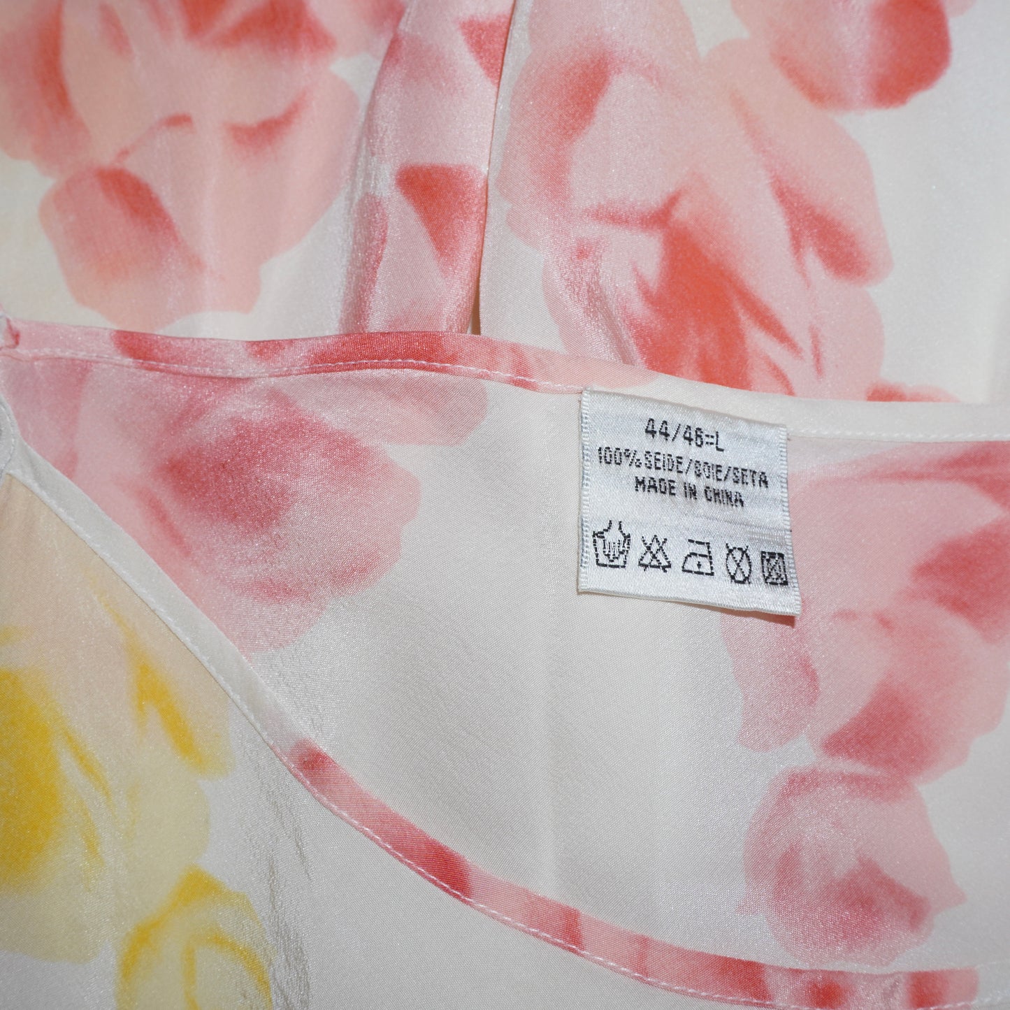 Silk Floral Cami Top (L)
