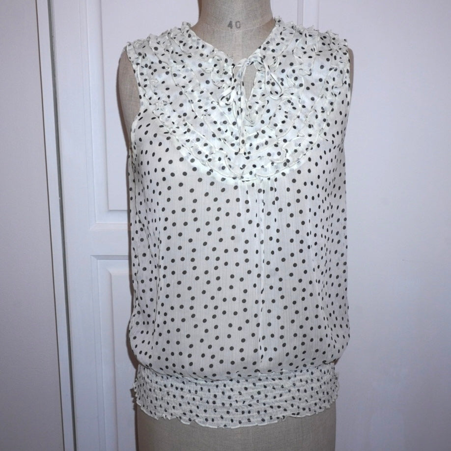Polkadot Ruffle Top (L)