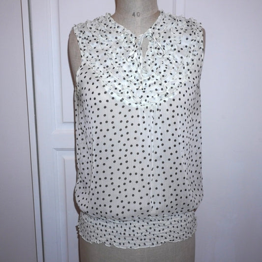 Polkadot Ruffle Top (L)