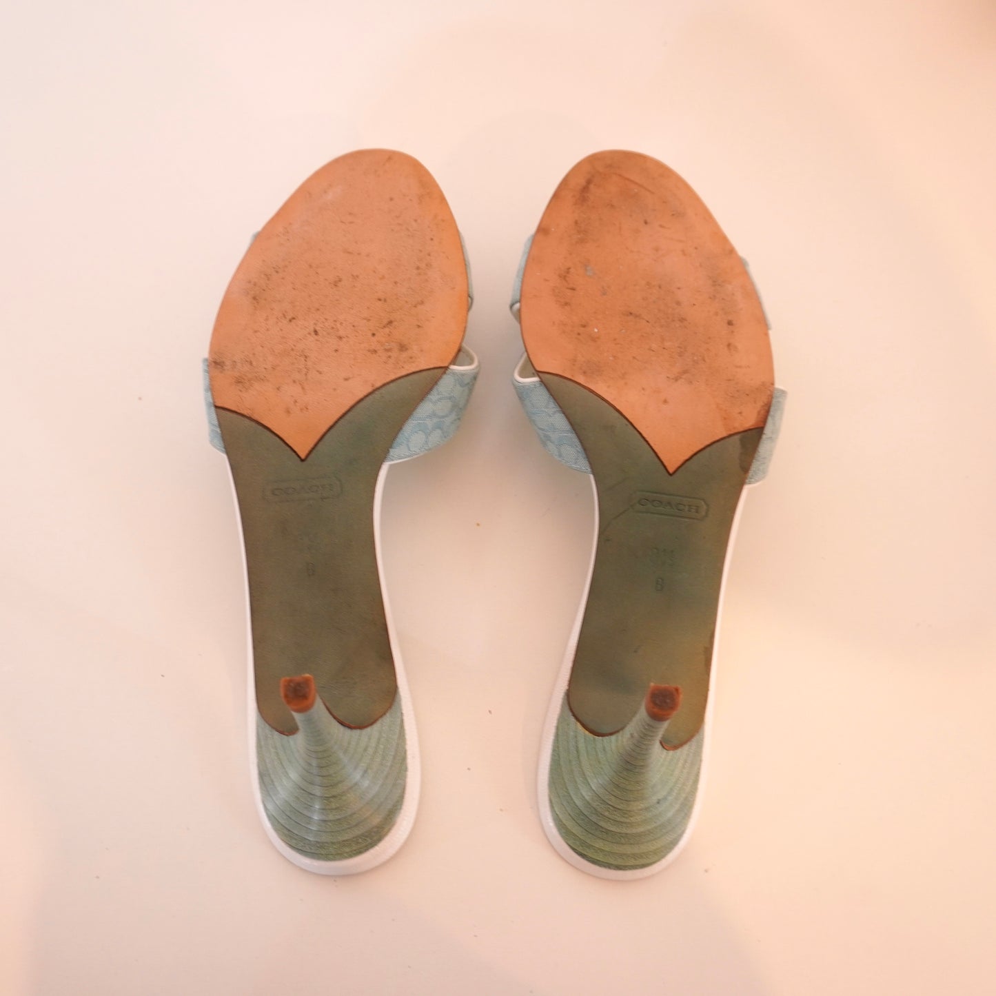 Coach Monogram Mules (38.5)