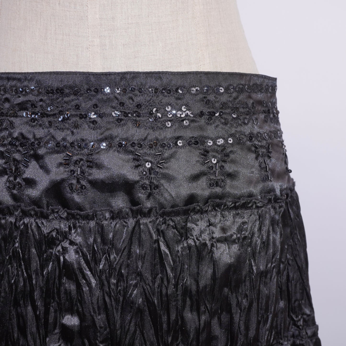 Sequin Pleated Skirt (M)