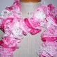 Pink Ruffle Scarf
