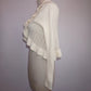 Creme Ruffle Cardigan (M)