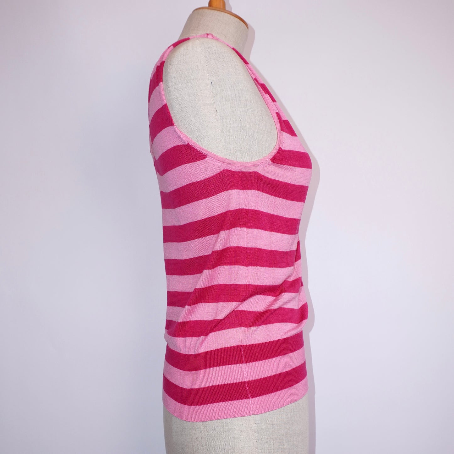 Silk Striped Top (M)