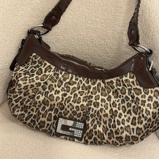 Guess Leopard Print Purse