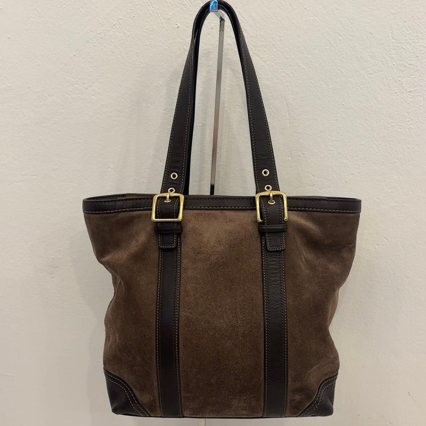 Coach Suede Leather Purse