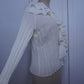 Ruffle Pleated Blouse (L)