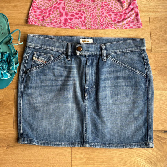 Diesel Denim Miniskirt (S)