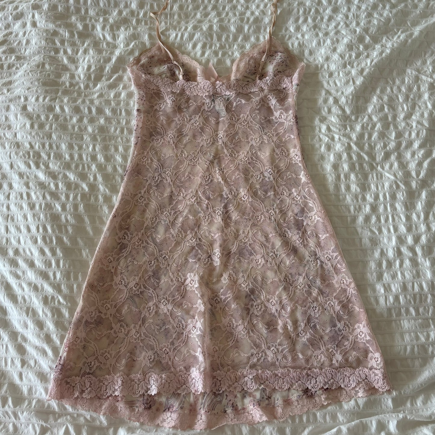 Floral Lace Slip Dress (XS/S)