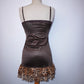 Leopard Ruffle Dress (S)