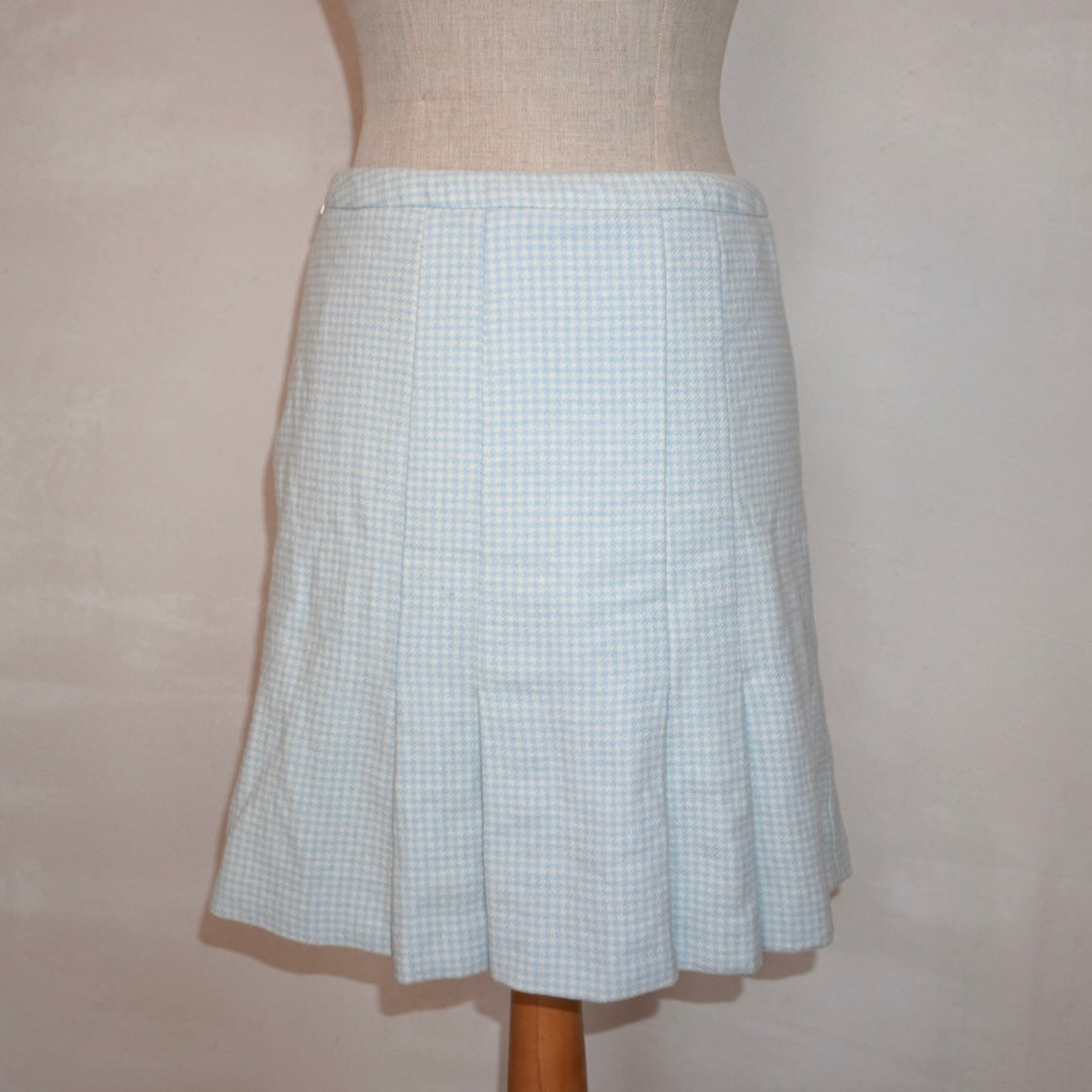 Herringbone Wool Skirt (M)