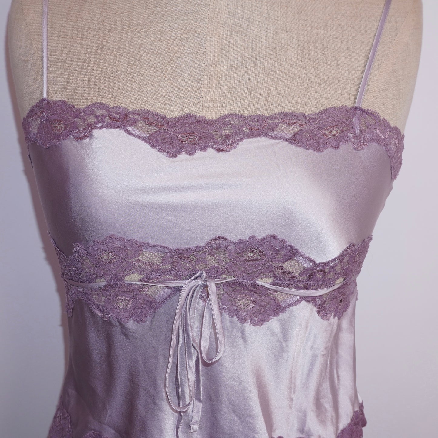 Silk lace top (S)