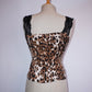 Silk Leopard Top (M)