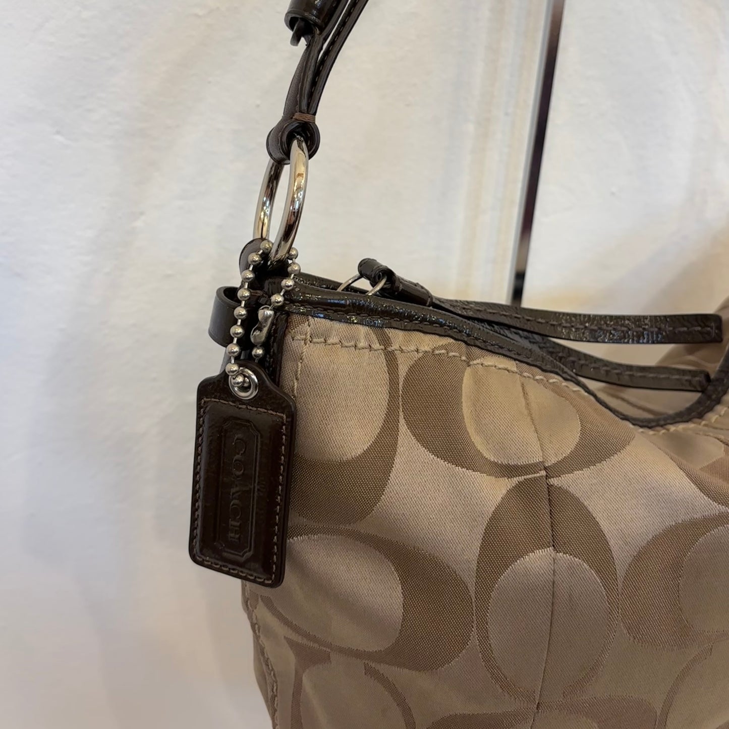 Coach Satin Monogram Purse