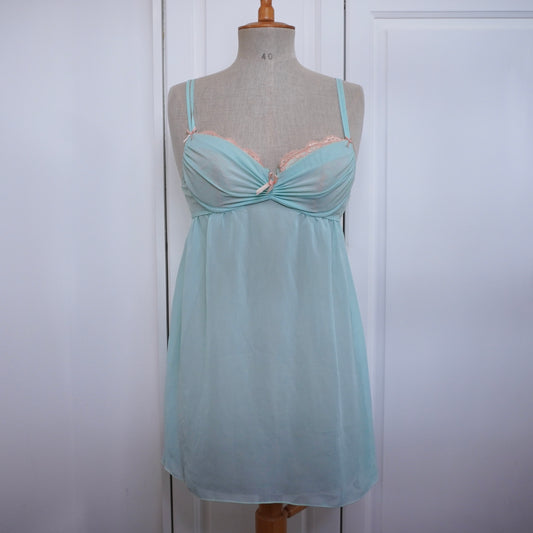 Mint Mesh Babydoll (S)